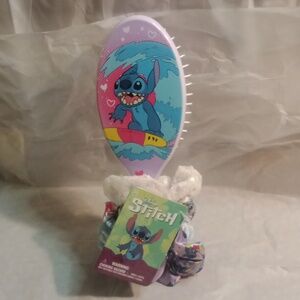 Stitch Hairbrush & Hair ties